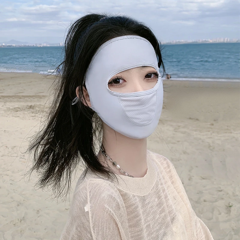 佑游62901女透气脸基尼开车脸罩冰丝立体全脸遮阳夏季口罩护脸