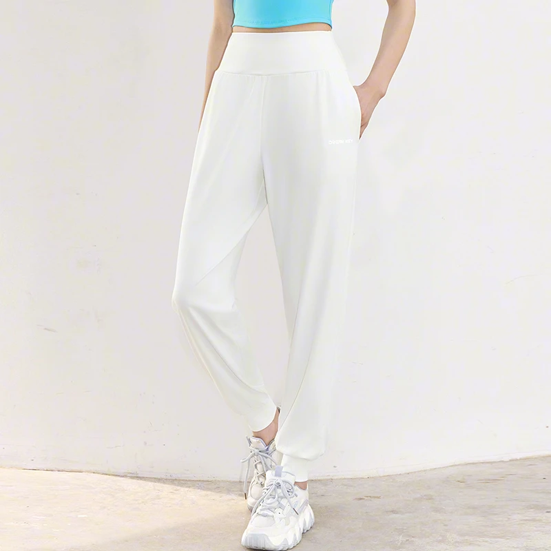 DK【艺美专属】高腰宽松速干运动裤女夏季户外健身薄款透气