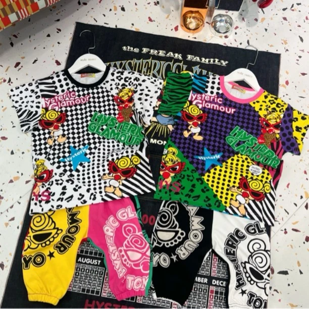 TOMATO家 日系潮牌童装 豹纹短袖T恤