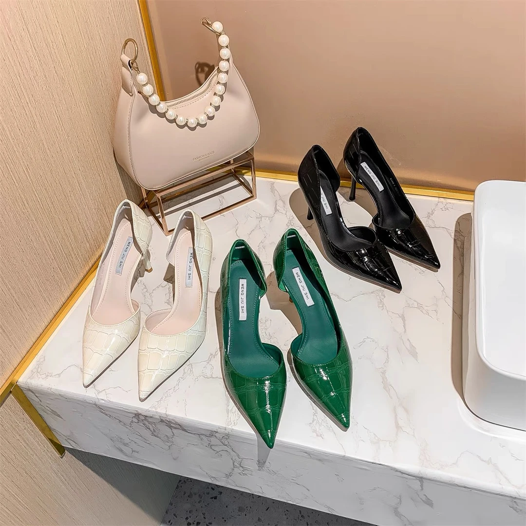 春季新款时尚百搭高跟鞋3306-1