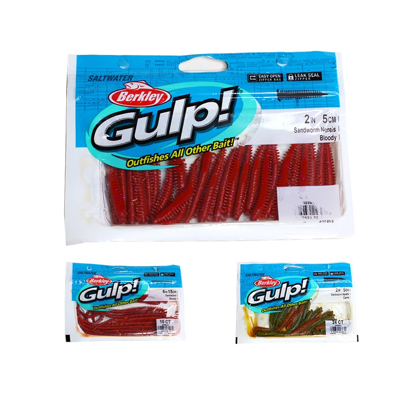 Berkley贝克力沙蚕 路亚饵 软饵 鳟鱼 鲈鱼 根钓饵 5厘米面条虫