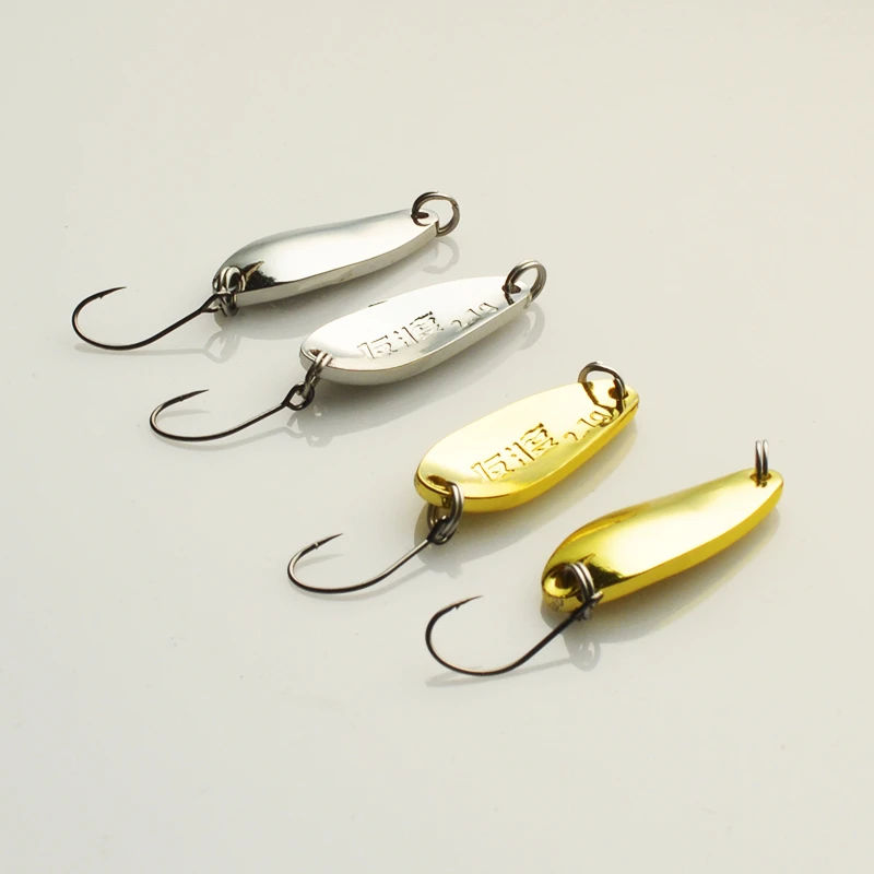 友渡铜制勺形亮片2.7g马口餐条小翘嘴溪流微物路亚饵高品质