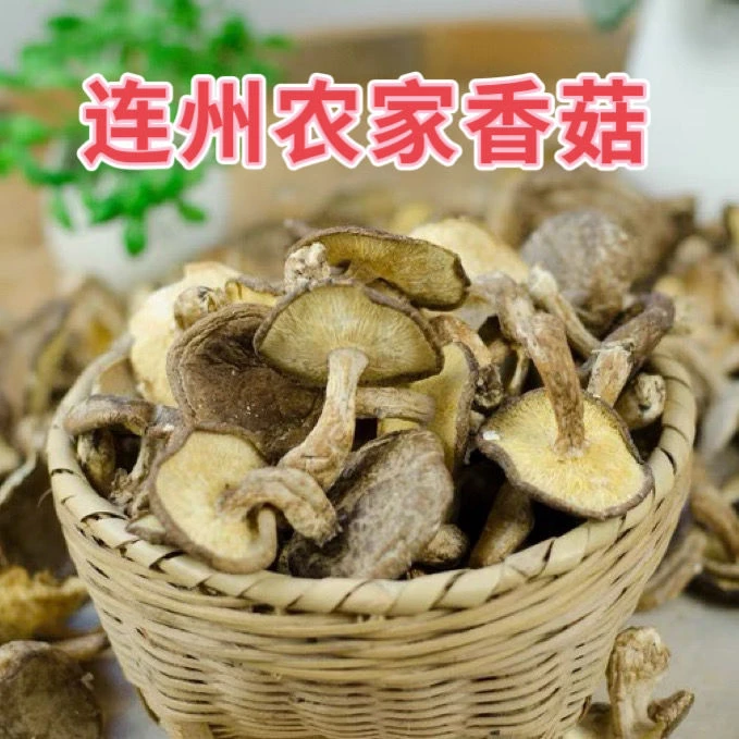 连州土特产农家自采香菇 煲汤料 无添加 薄香菇干货250g