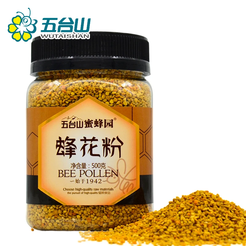五台山蜜蜂园蜂花粉500g 非破壁花粉片百花蜂花粉