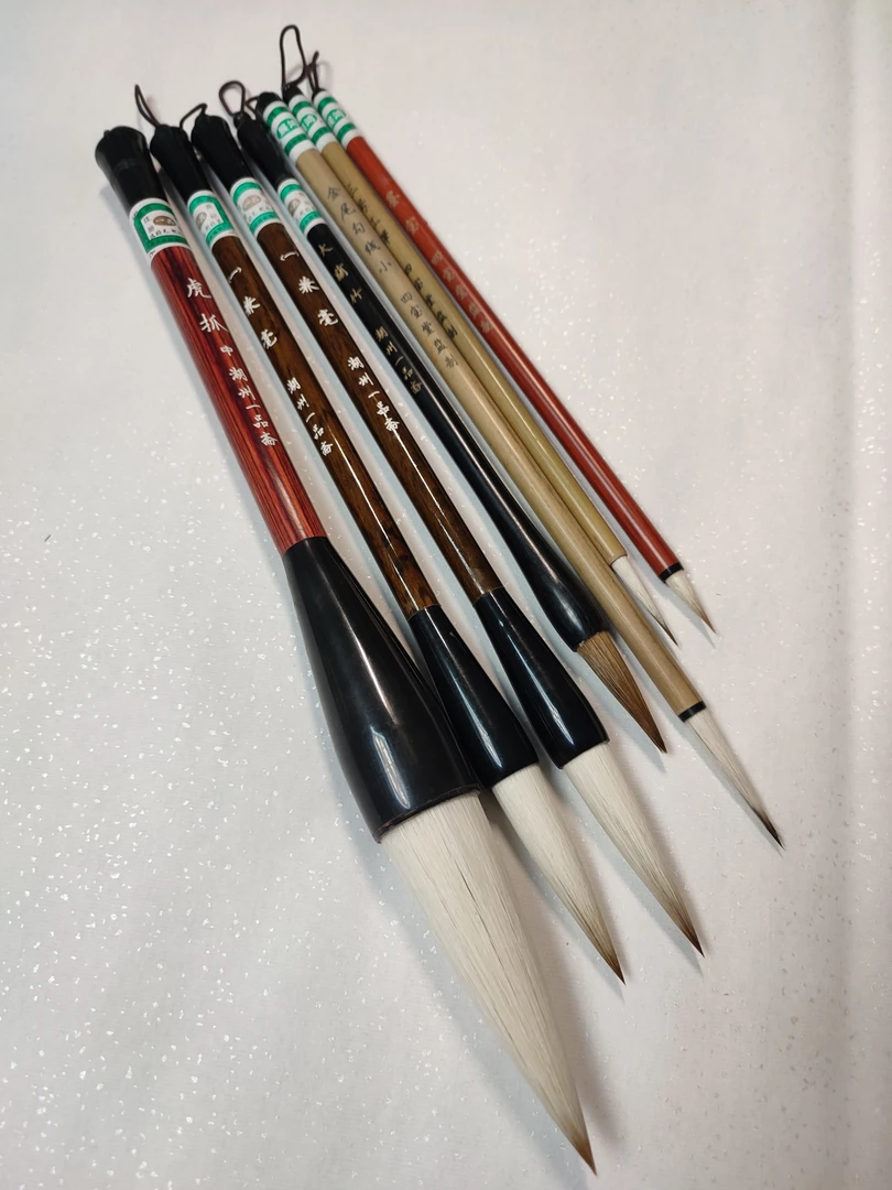 牡丹花鸟专用套装笔(精品套装~送笔帘)