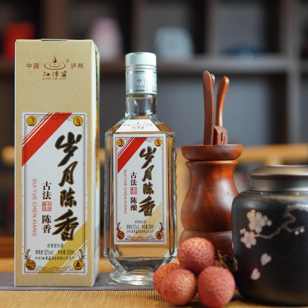 JIANGTANJIAO/江潭窖泸州浓香型古法佳酿岁月陈香500白酒52度500
