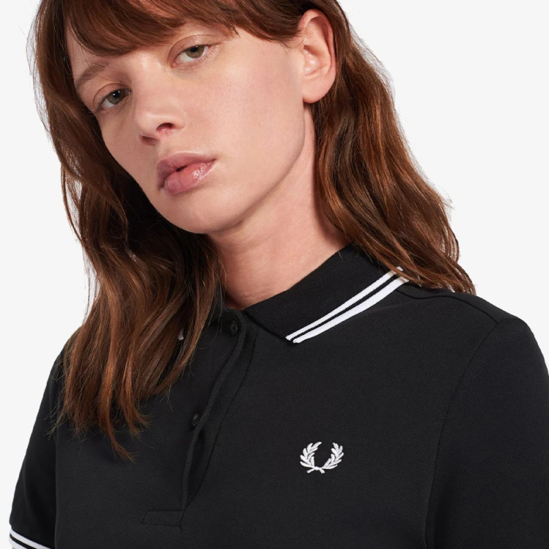 FRED PERRY 25年新款女士麦穗Polo衫休闲百搭春夏翻领商务女款