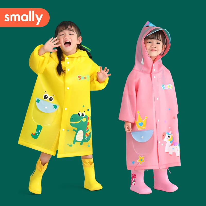 儿童雨衣女童幼儿园小童小学生小孩宝宝雨披加厚男童套装防水全身