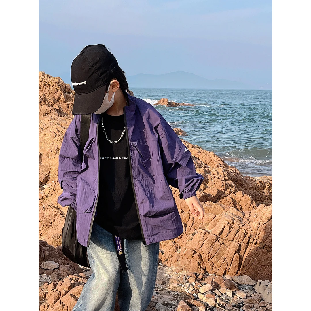 童装男童秋装外套新款2023韩版宝宝运动宽松外套儿童休闲上衣