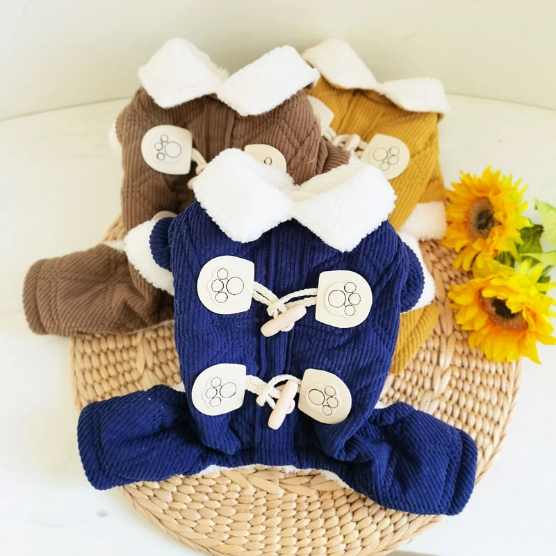 宠趣狗狗衣服秋冬装四脚加厚宠物小型犬比熊博美服饰CQ828