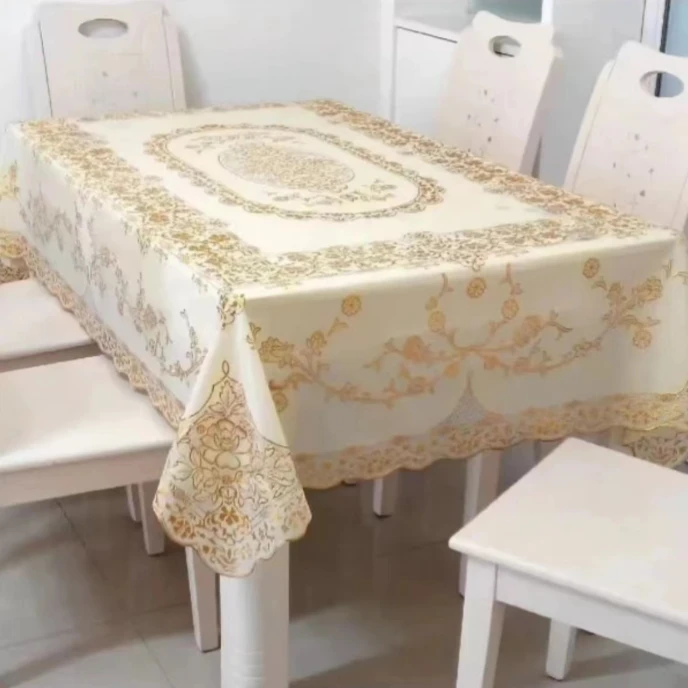 桌布尺寸【200x140】  适用于160/170x90/100cm8人餐桌防水防烫家用