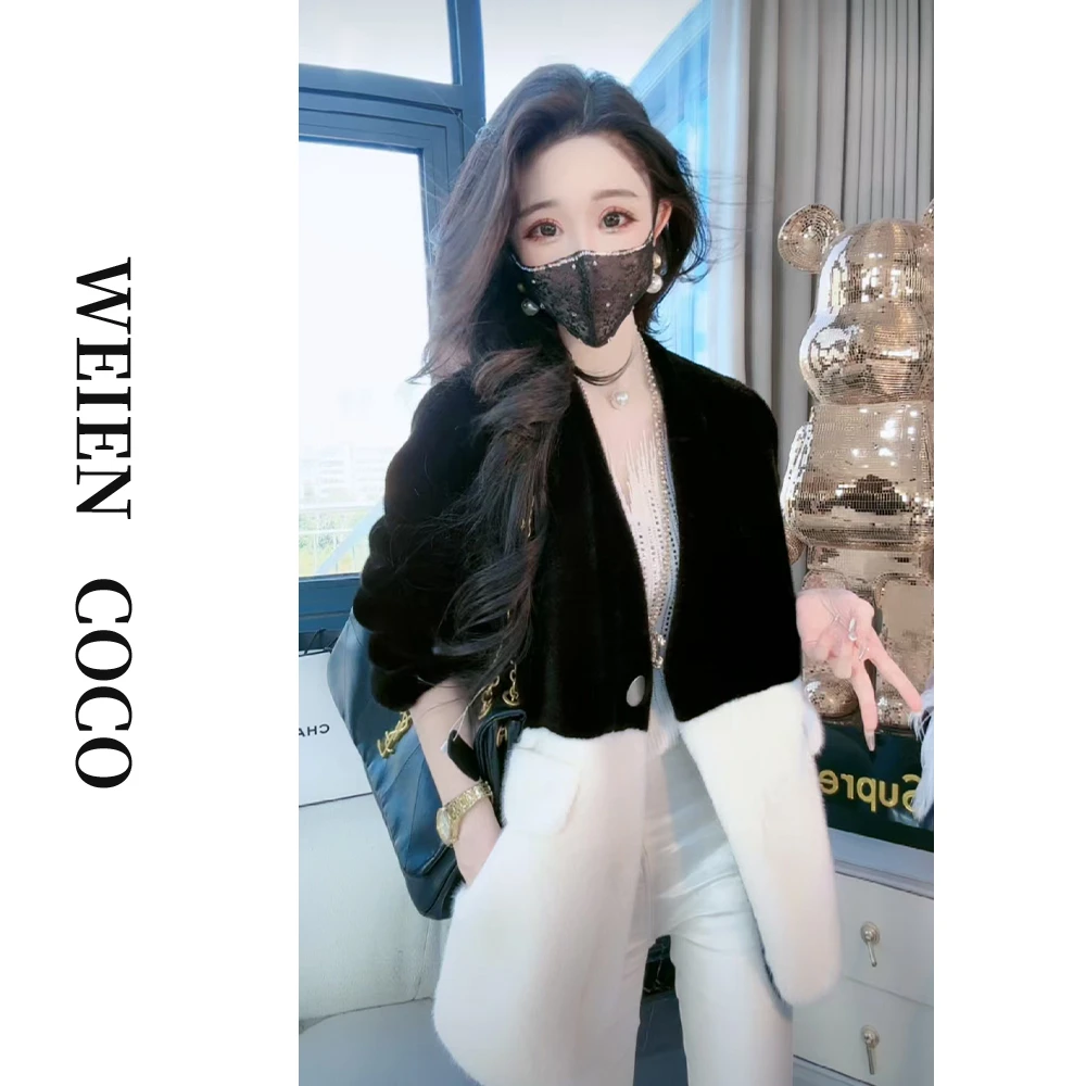【薇恩COCO】轻奢气质外套短款休闲百搭上衣女外套冬季新款S3097