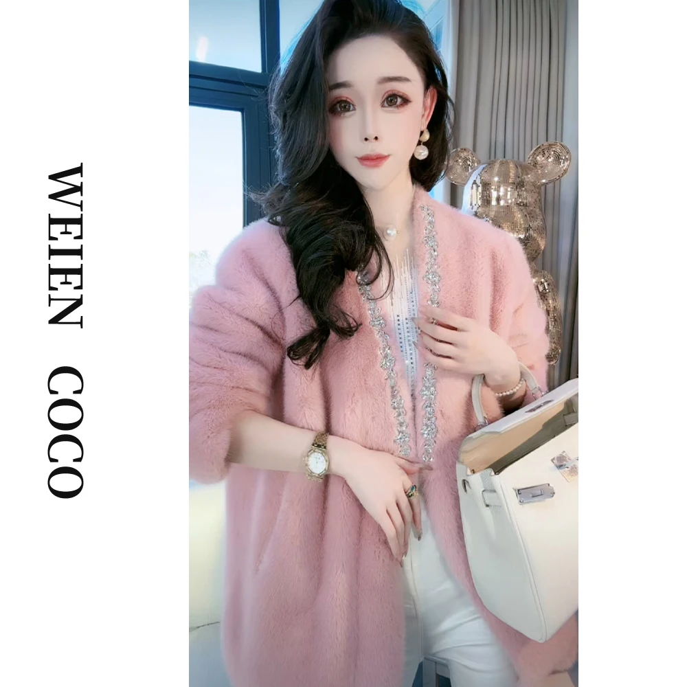 【薇恩COCO】高端轻奢气质休闲百搭上衣女外套冬季重工S3116