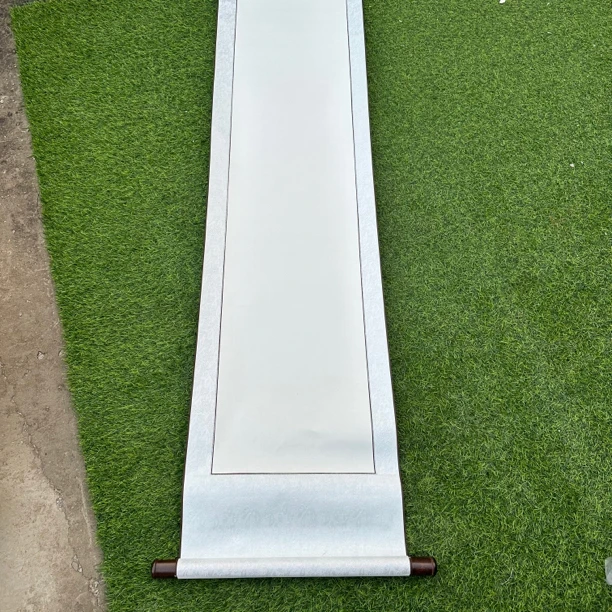 【四尺对开画轴】四尺对开生宣挂轴绫布颜色不挑