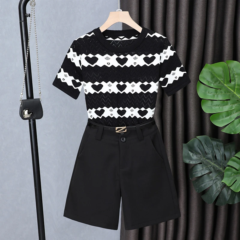 2025夏季套装两件套洋气时尚时髦气质轻熟高级感减龄一整套穿搭