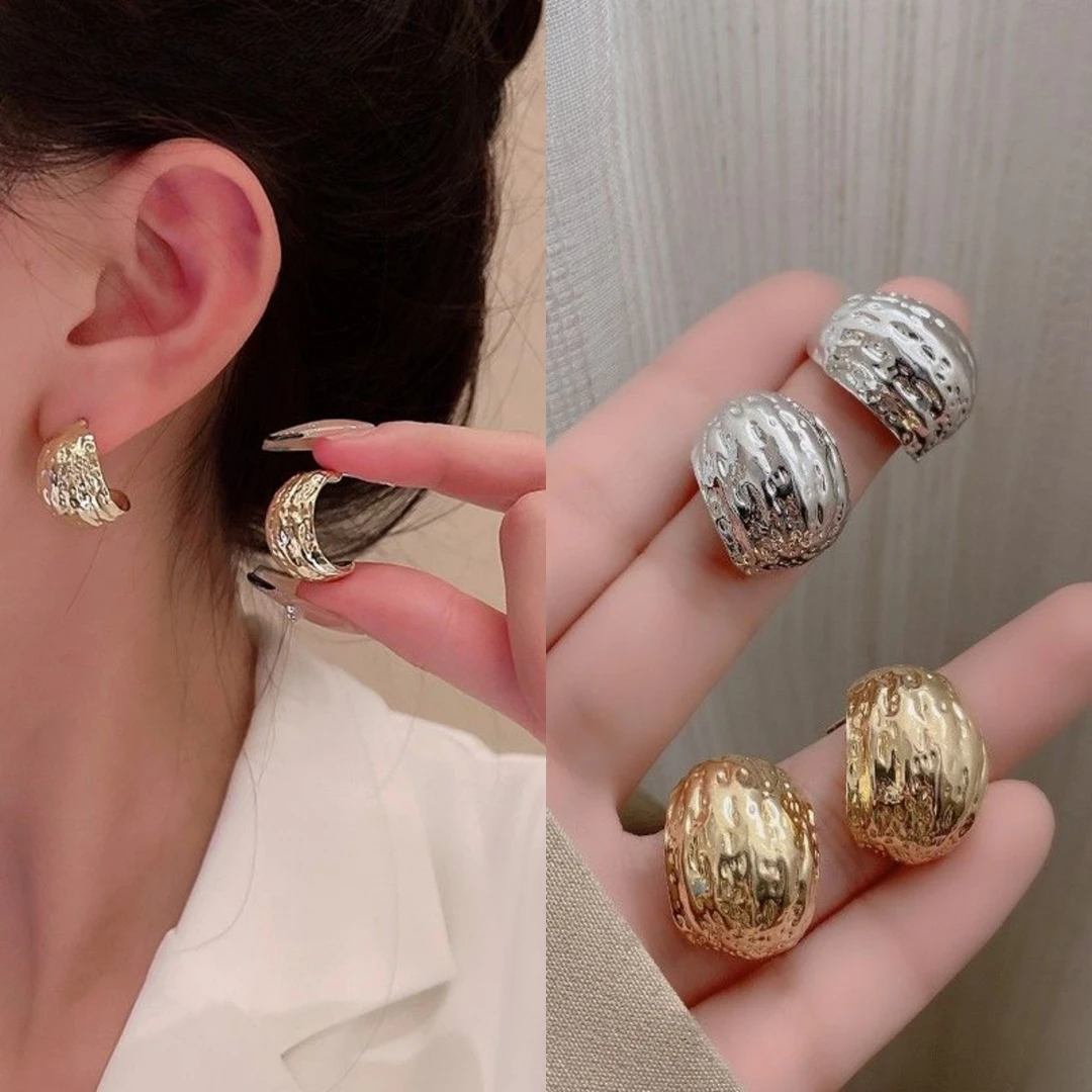 独特小众设计感c形耳钉轻奢气质新款潮高冷欧美耳环女高级感耳饰