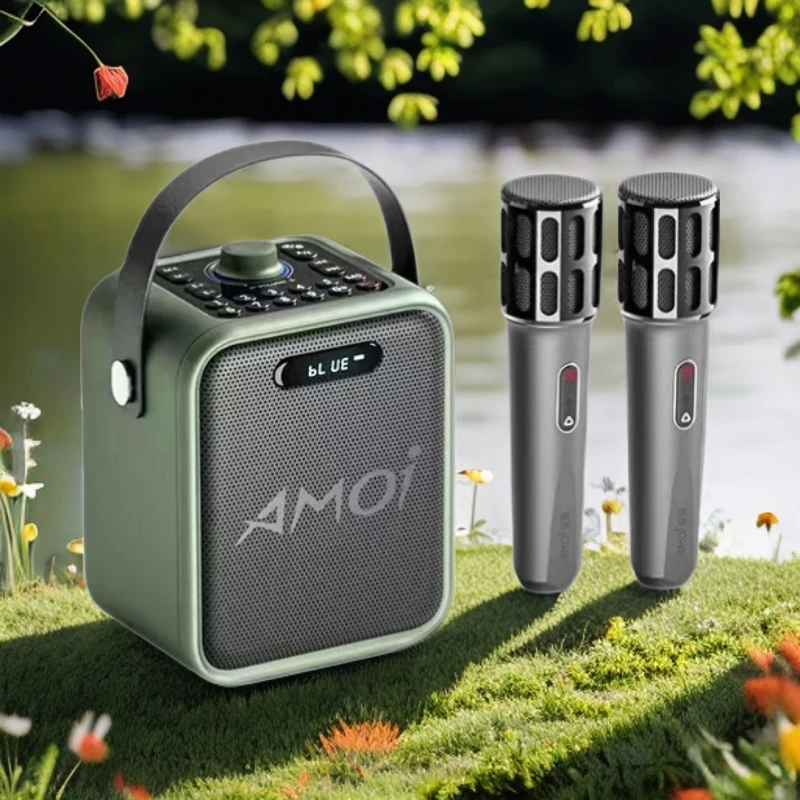 AMOI/夏新A71重低音音响低音炮音响迷你无线神器k歌手提唱歌迷你