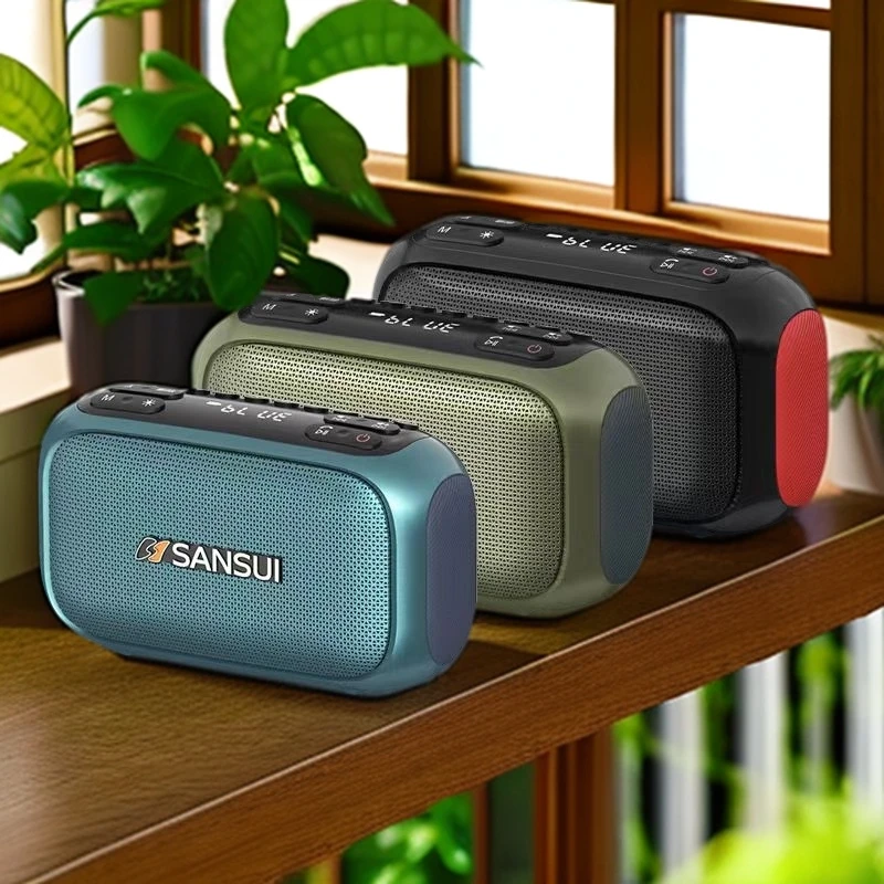 SANSUI/山水山水音响F31小型迷你智能蓝牙音响便携式插卡收音机
