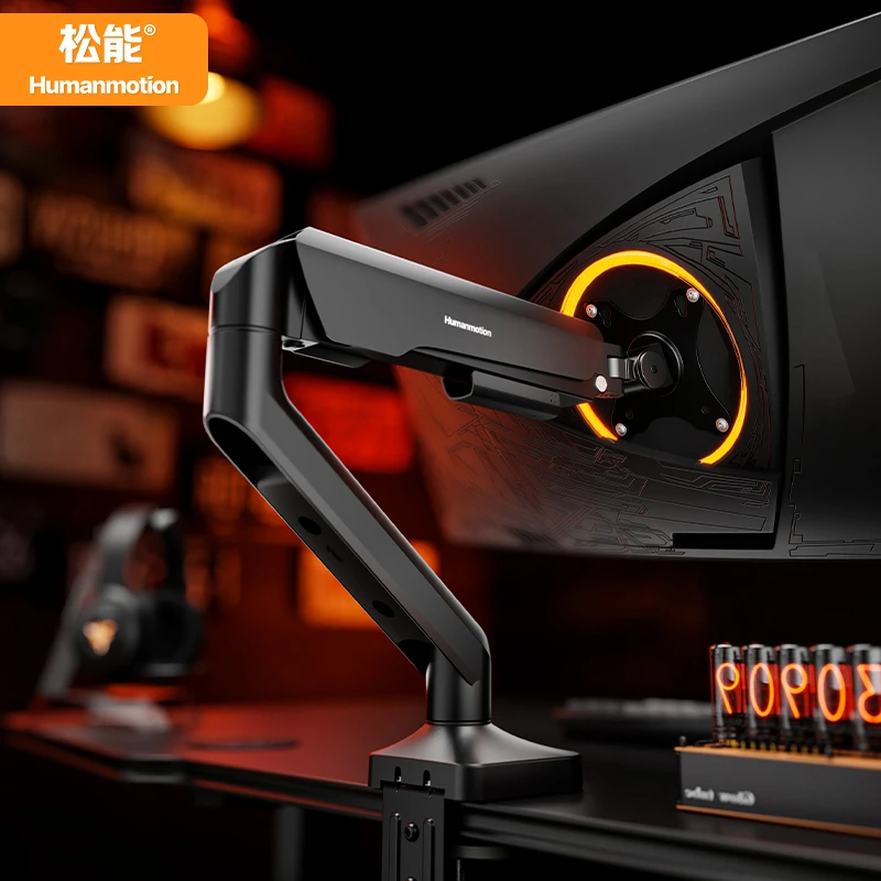 【大承重适配主流显示器】松能T690升级款显示器支架鱼眼屏机械臂