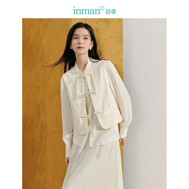 【过年新中式】茵曼春秋女衬衫衬衣长袖女装新款风显瘦休闲通勤爆款