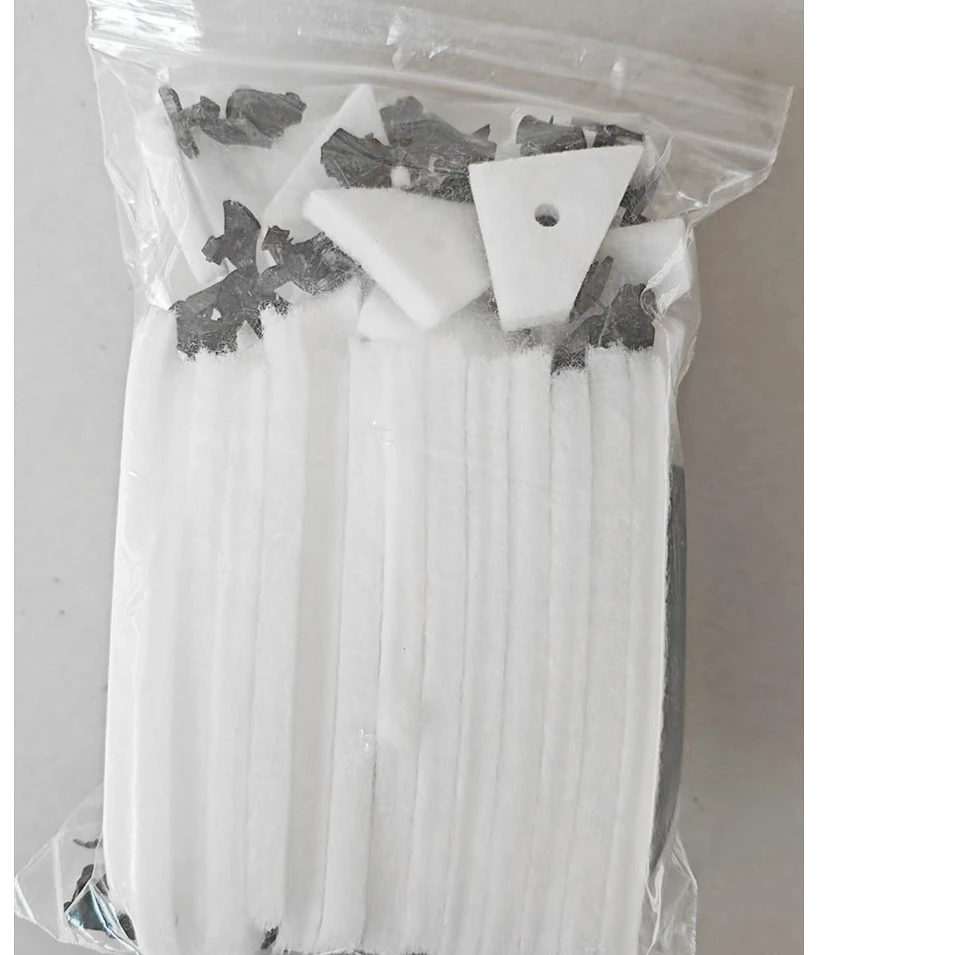 双面玻璃清洁器 双层中空玻璃擦配件包 棉布卡扣胶条擦窗起配件