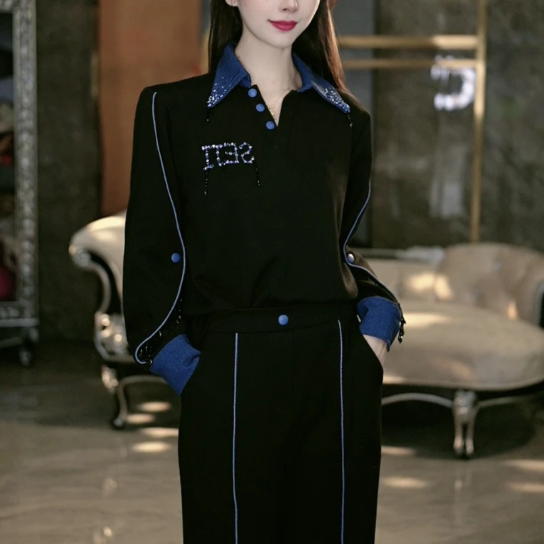 SEJI/瑟纪9.22【时尚线条】法式重工气质时尚套装