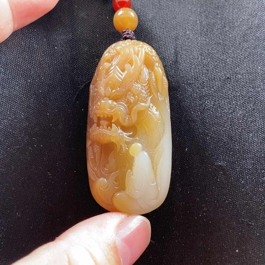 【闪购商品】和田玉（糖玉）颈饰未镶嵌千**缕