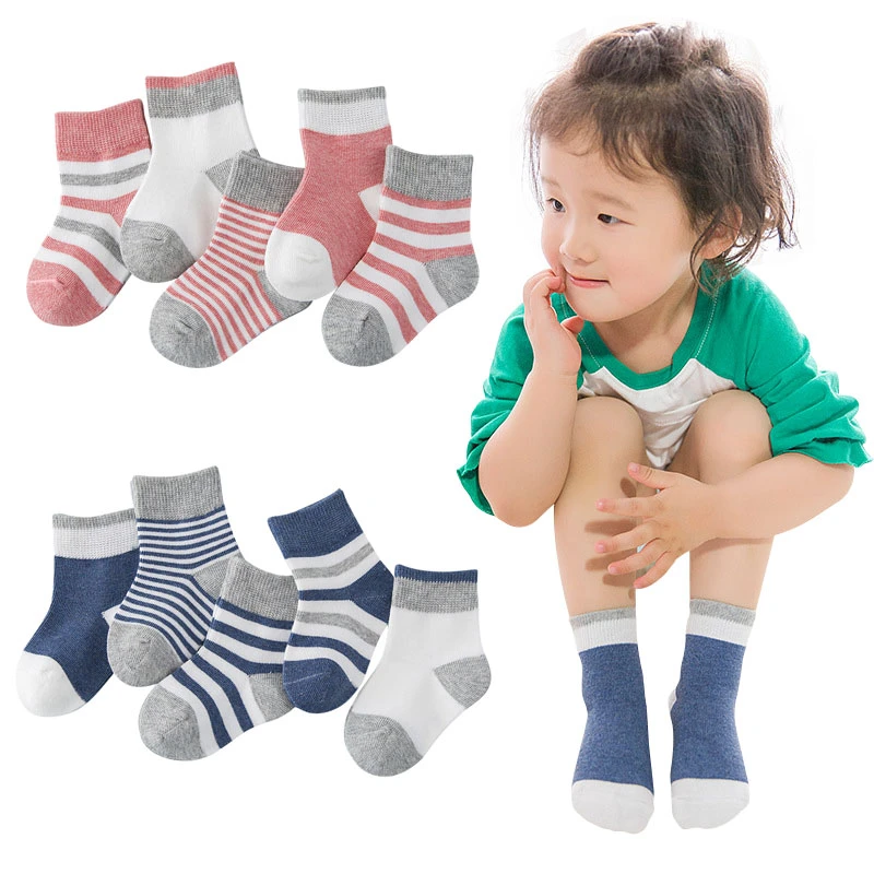 儿童袜子秋冬季新生婴儿袜子透气棉袜男女宝宝袜子0-1-3-6-11岁