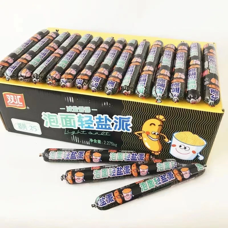 双汇泡面轻盐派火腿肠减盐香肠泡面拍档即食休闲零食小吃新品上市