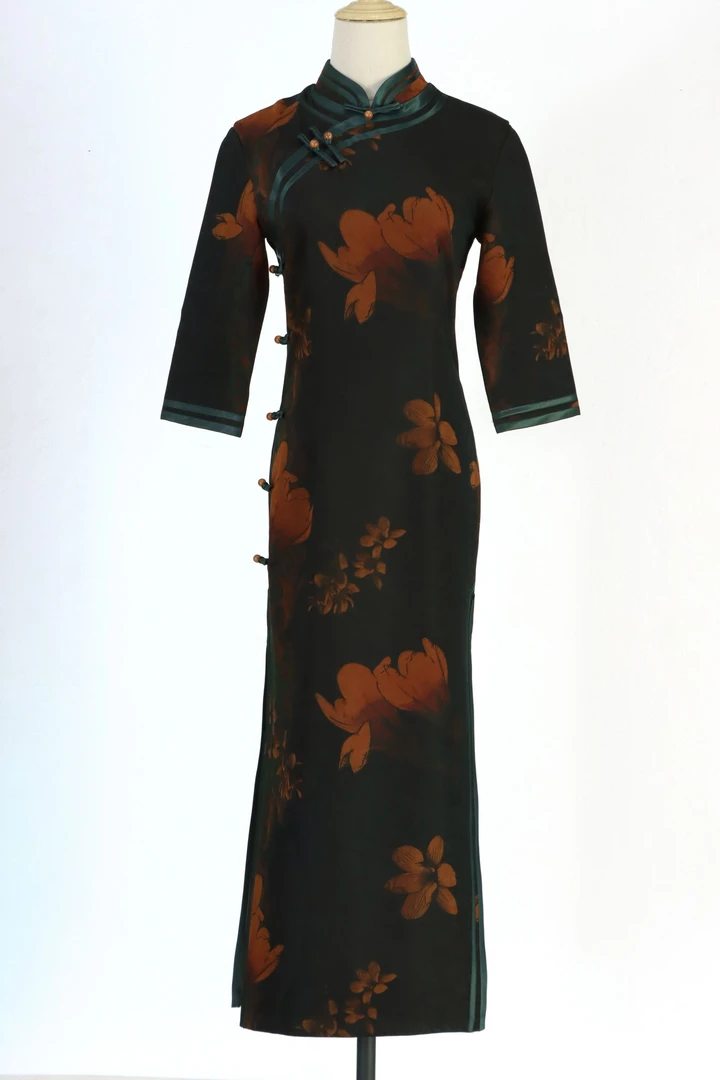 【玉兰佳人】2024新款复古百搭优雅大方日常淑女旗袍