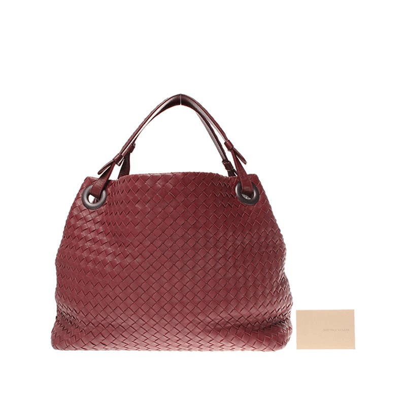 胖虎佳佳/葆蝶家/9新/公价16700/红色皮质/手提包/882301110562