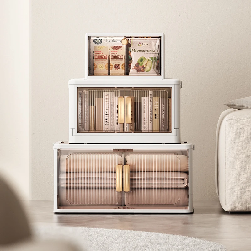 【48/53/65面宽】轻奢可折叠加简易收纳柜免安装塑料衣柜玩具整理柜