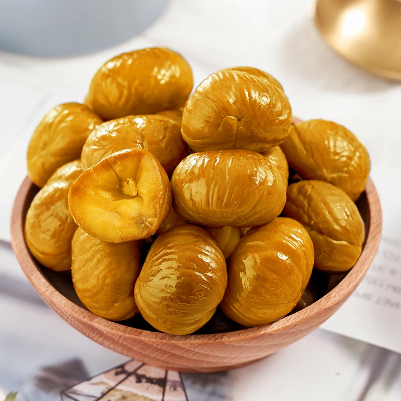 熟制板栗仁甘栗仁去皮去壳粟子甜栗仁炒货零食姜1g
