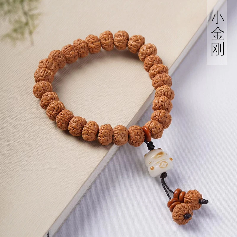 小金刚菩提炭烧猫款手串男女情侣款手持手串学生党易盘串文玩好物