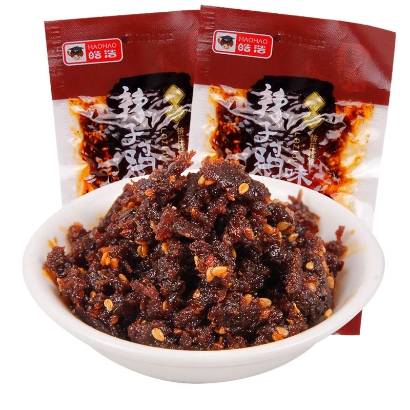 辣子鸡牛肉粒风味麻辣芝麻香香辣网红辣条休闲解馋零食