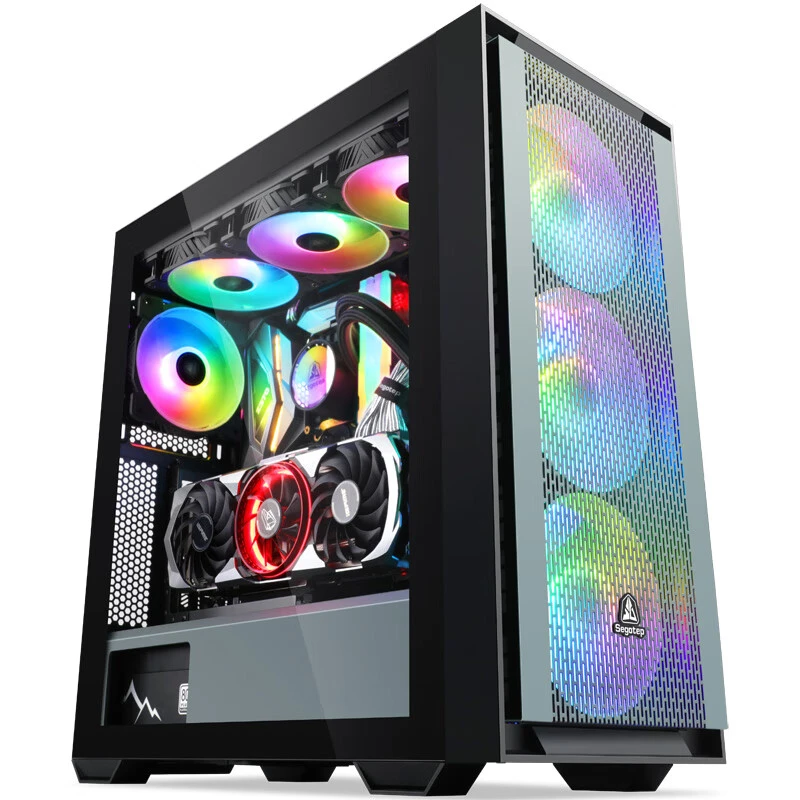 鑫谷直男360机箱水冷位玻璃侧透台式机游戏电脑主机箱设计办公DIY