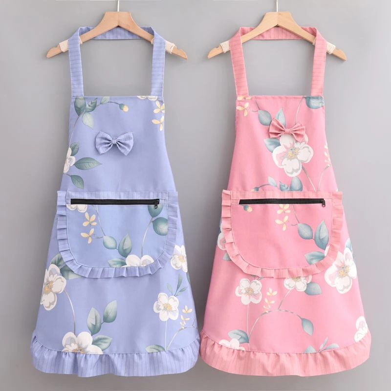 挂脖围裙厨房家用潮款用品高档围腰厨房年轻人做饭防油一件两件装