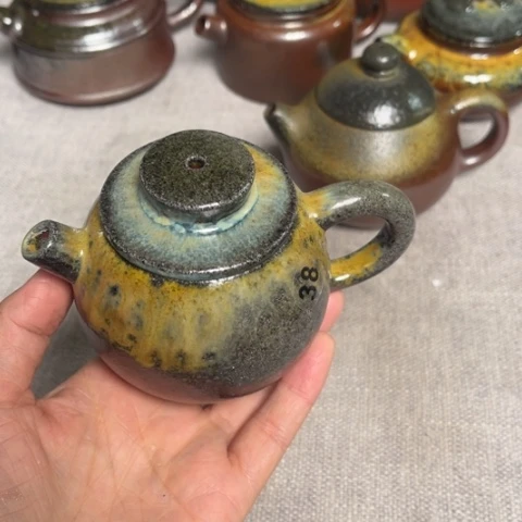 紫砂茶杯小巨轮壶