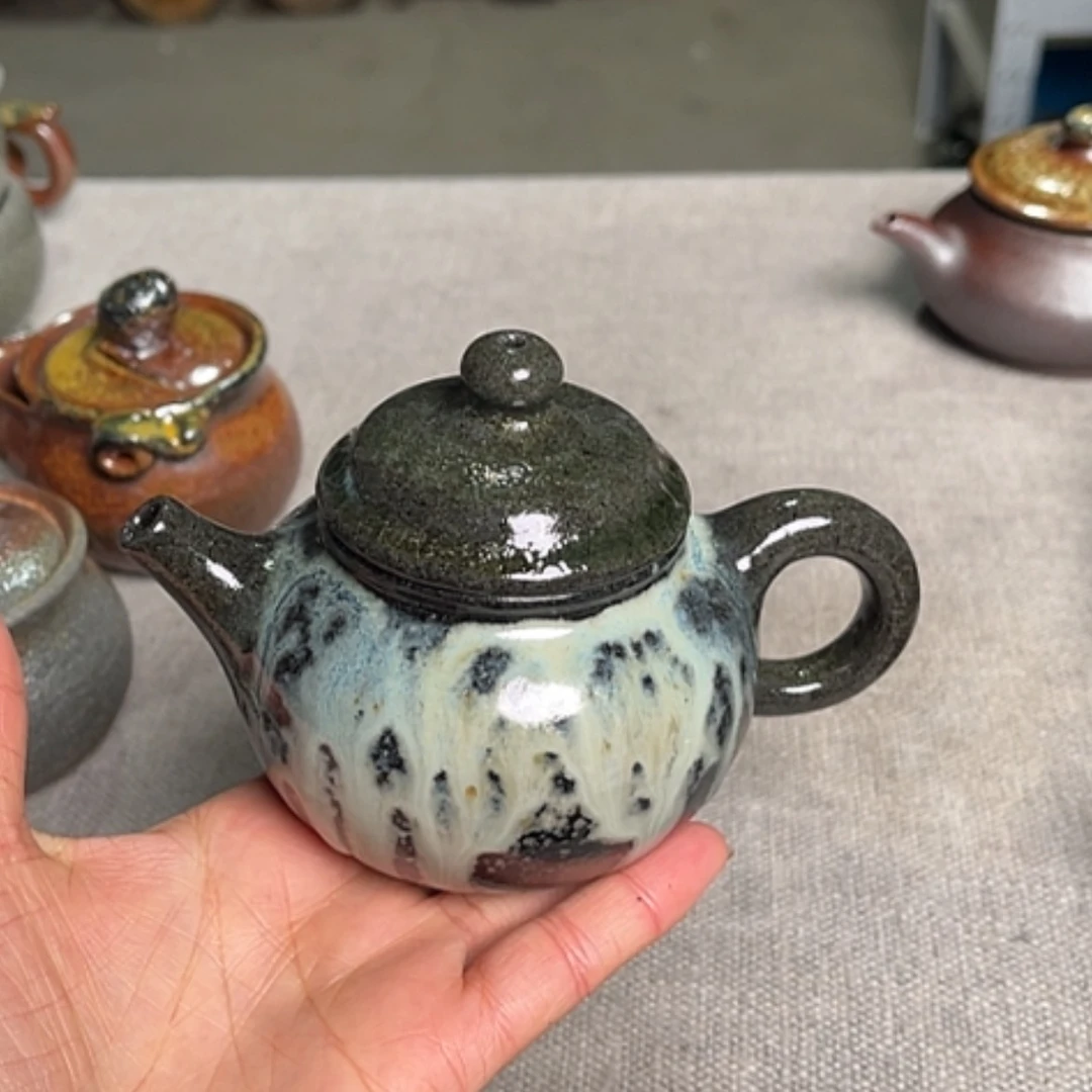 【闪购商品】紫砂茶杯蓝**云