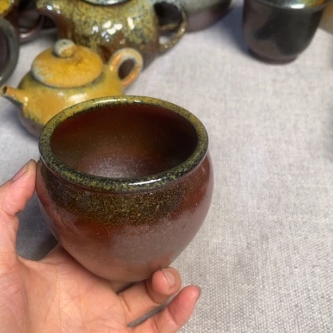 紫砂茶杯大水缸抔