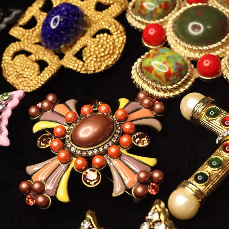 非金属树脂项链 2号   非金属时尚饰品宫廷风编织民族风法式夸张