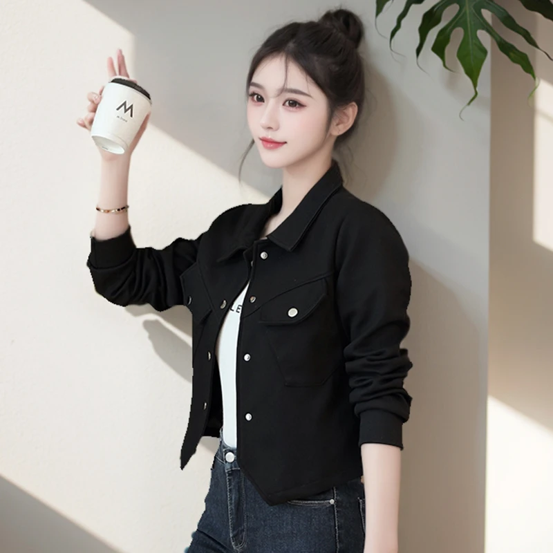 小个子初秋西装短外套女2025新款时尚名媛工装短款气质西服夹克衫