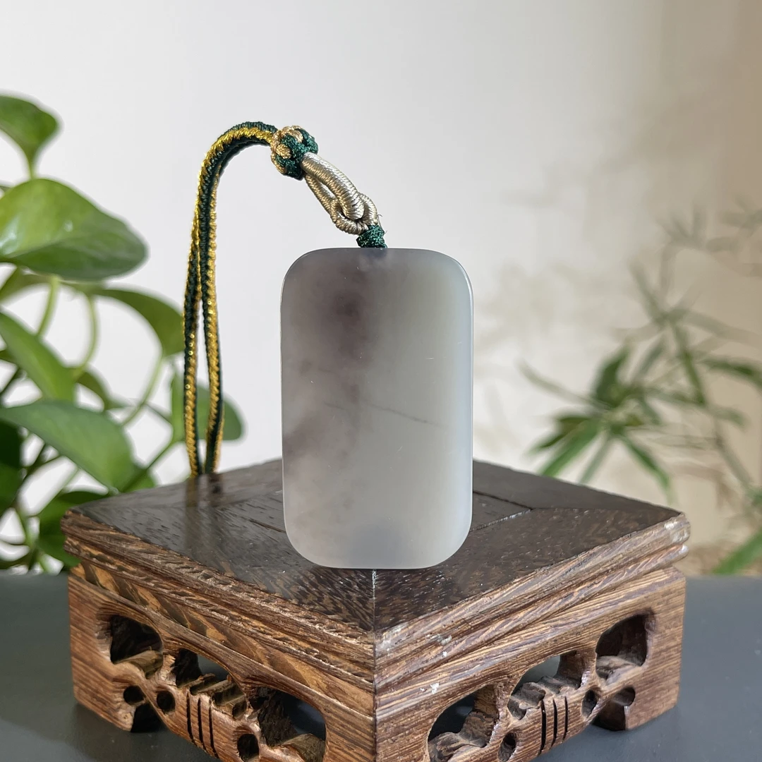 JXB24-55  和田玉-无事牌