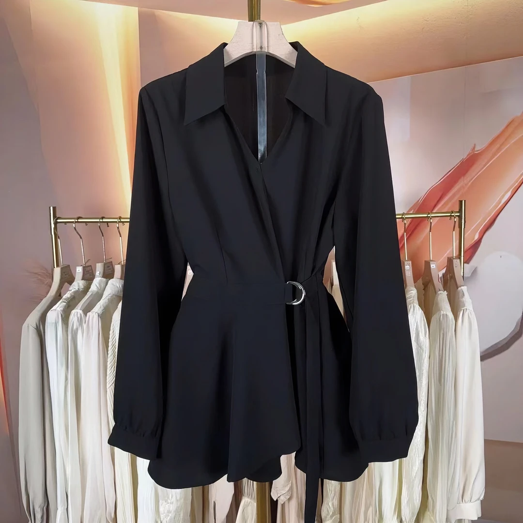 【RG391】2024年时尚气质百搭减龄显瘦新款女装小衫