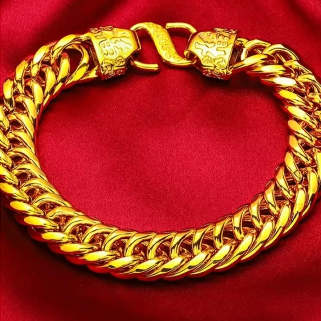 合金手链 老板手链 2024男款时尚大气潮流经典百搭