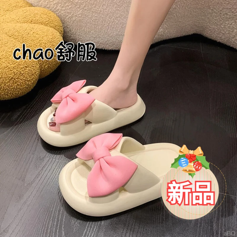外穿拖鞋家居鞋厚底拖鞋半拖女款女拖鞋防滑拖鞋拖鞋网红家居蝴蝶
