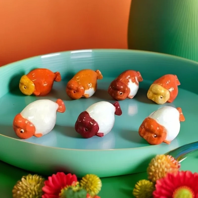 精品兰寿摆件 奶牛红牛造型精美装饰品