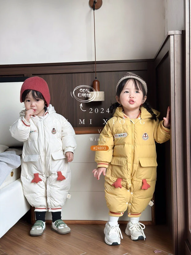 谷米熊-小鸭子羽绒哈衣-24893