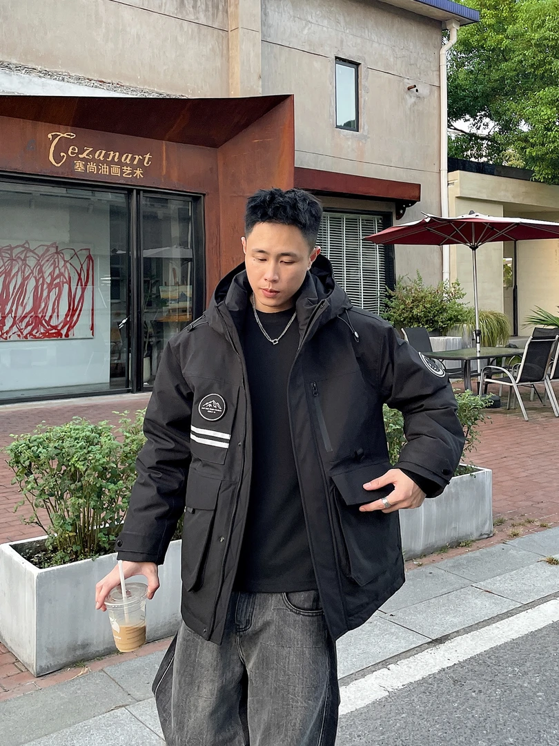 13908【魔法学院】（新国标白鸭绒）情侣加厚外套