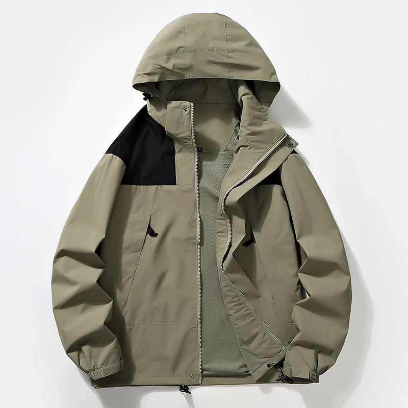 北家情侣冲锋衣春秋款时尚运动户外登山休闲外套可卸帽防风机能服